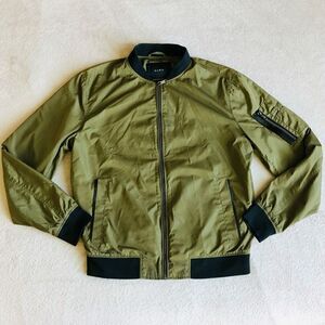 Zara Women’s Green Bomber Flight Jacket